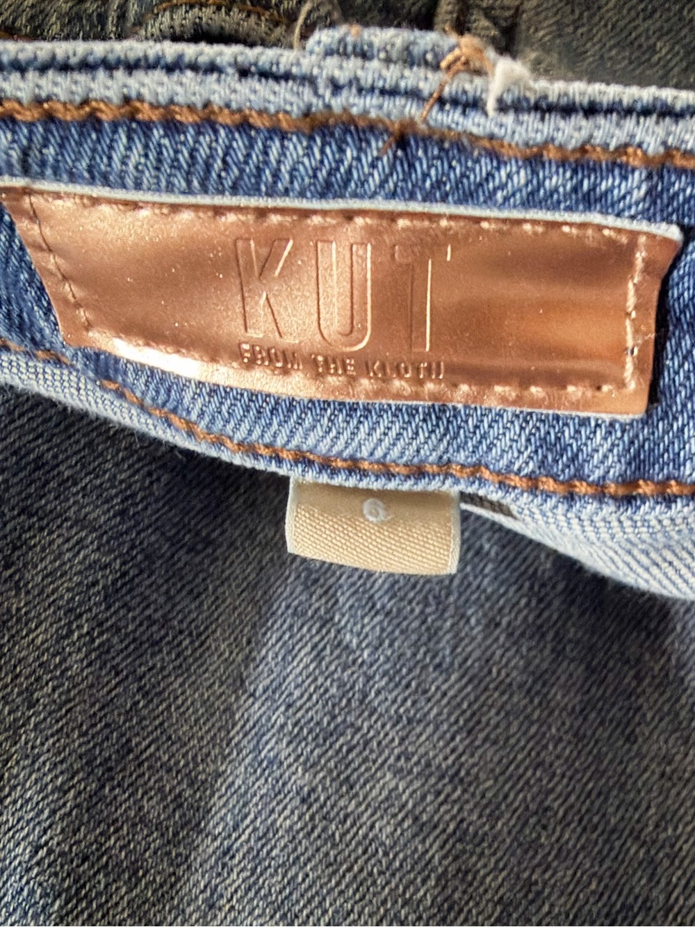 KUT FROM THE KLOTH Ryan Fab Ab Super Wide Leg Jean Size 6 - Picture 7 of 13
